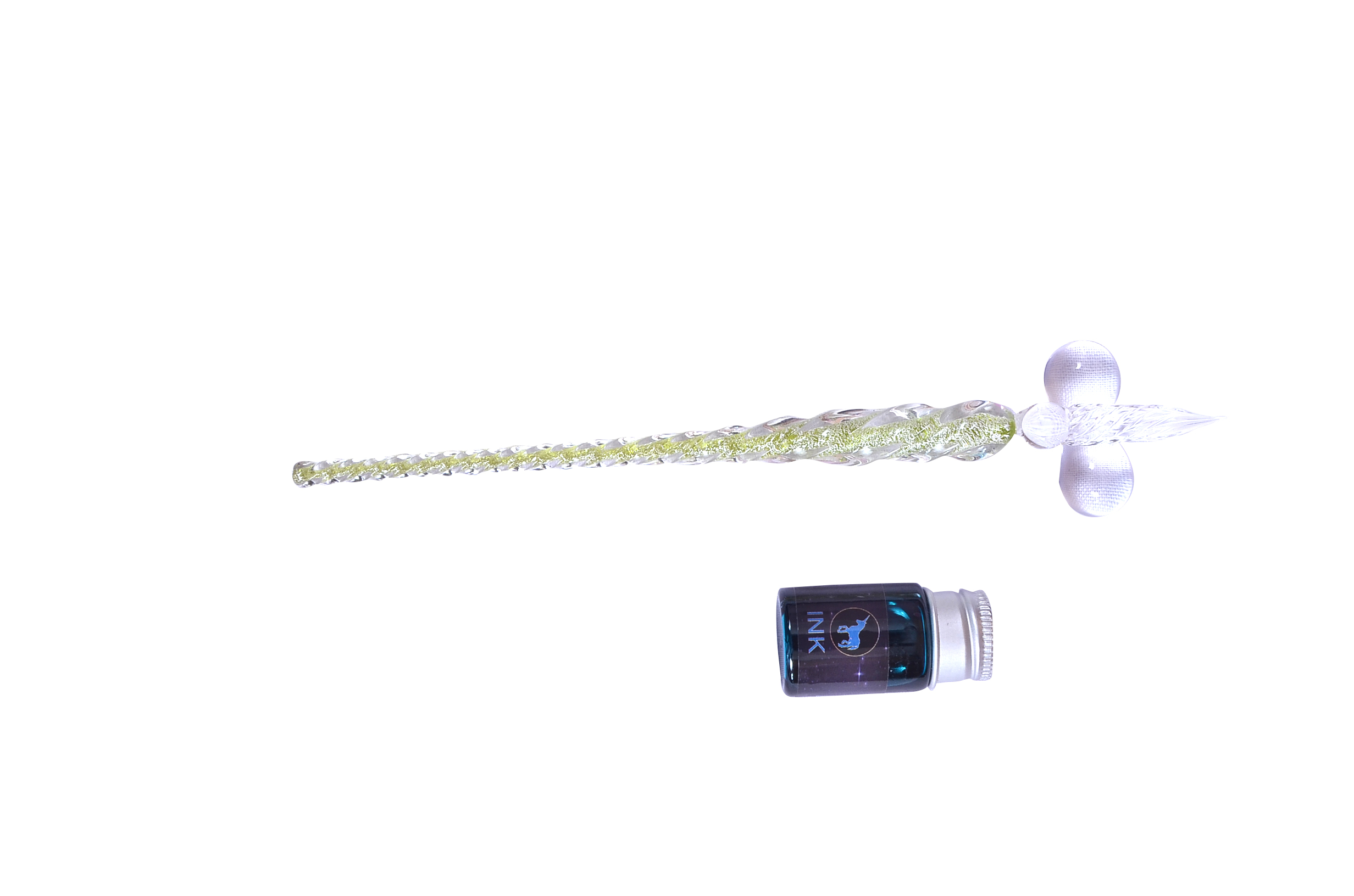 GREEN GLASS PEN