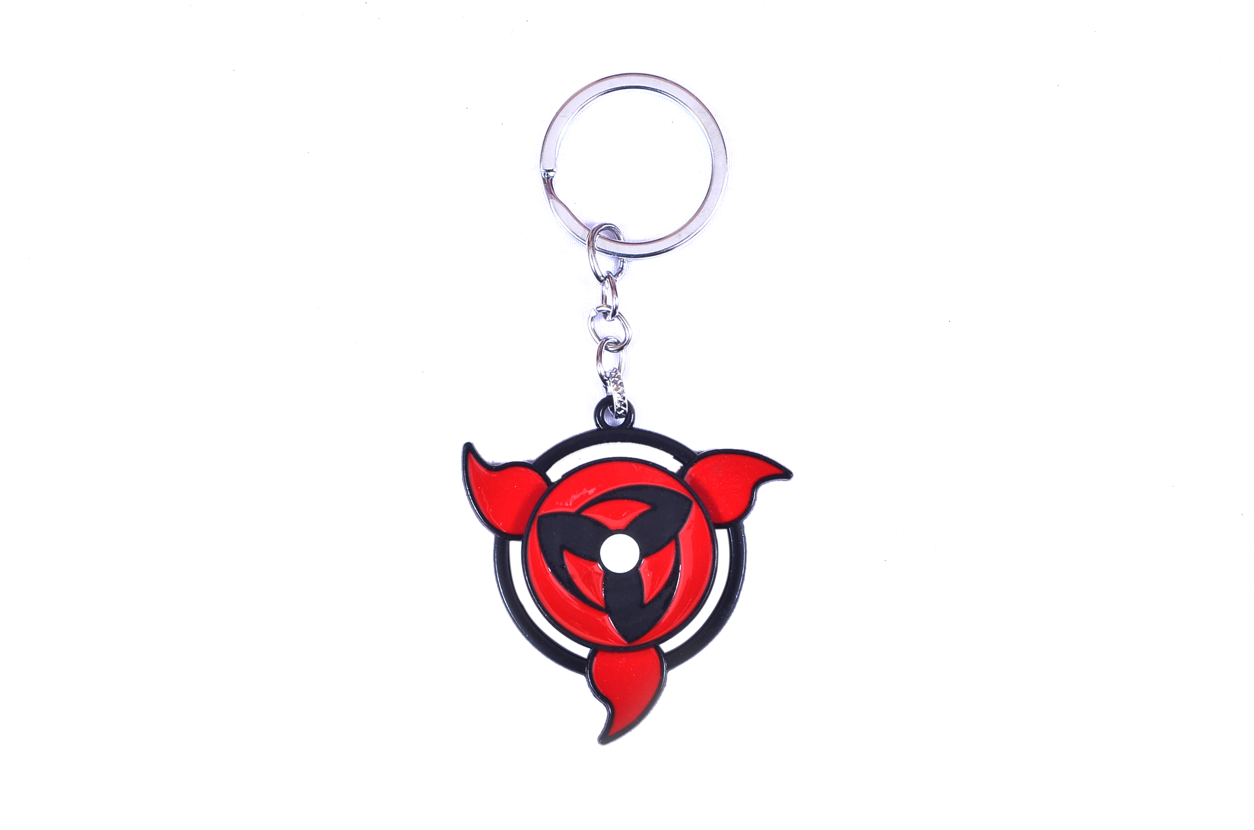 NARUTO SHARINGAN SPINNING KEYCHAIN – KAKASHI & OBITO DESIGN