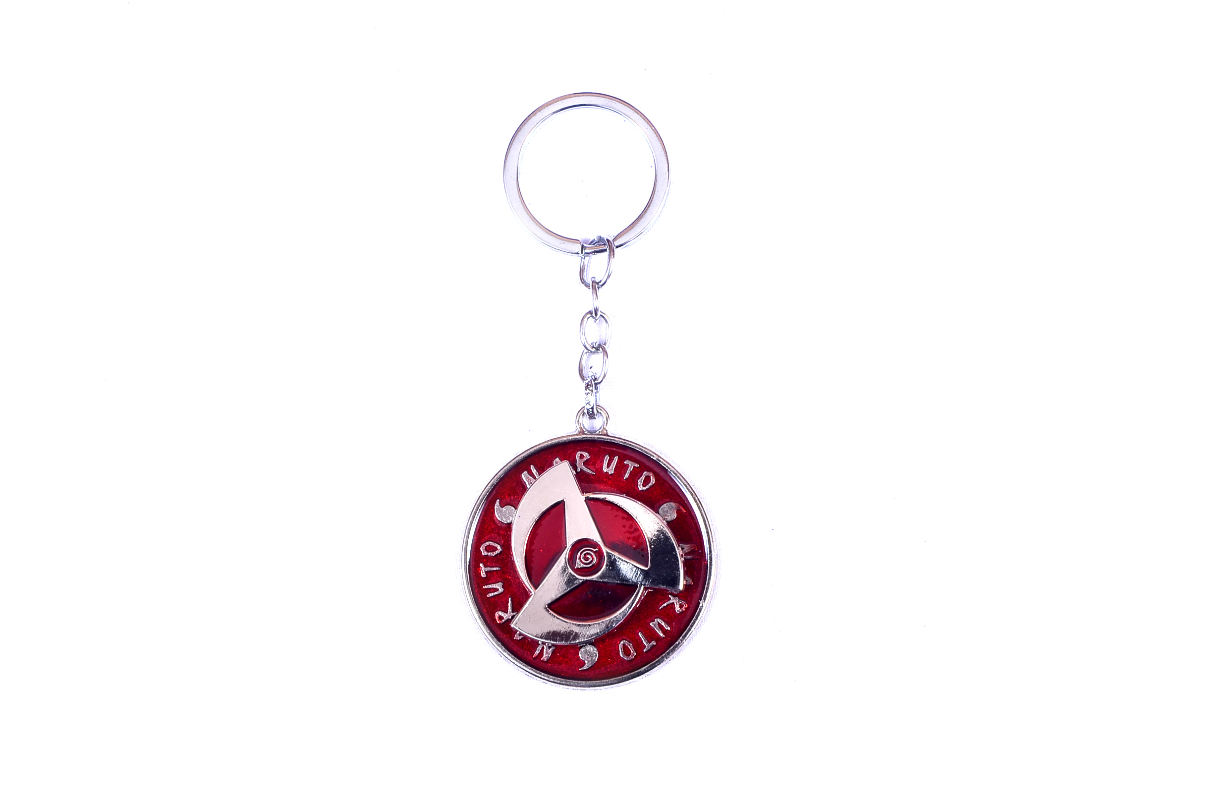 NARUTO SHARINGAN SPINNING KEYCHAIN – KAKASHI & OBITO