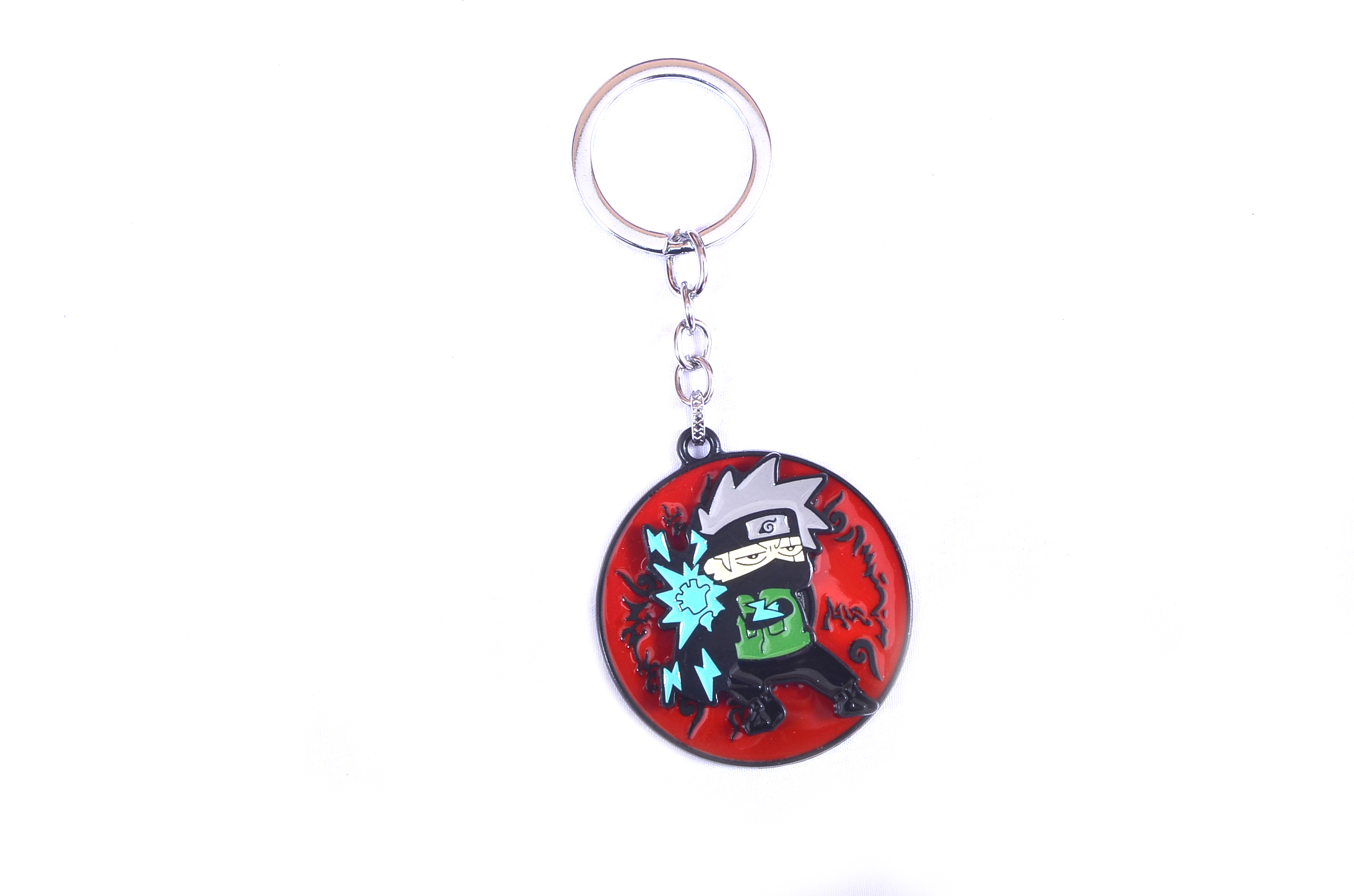 NARUTO CHARACTER SPINNING KEY CHAIN (Kakashi)